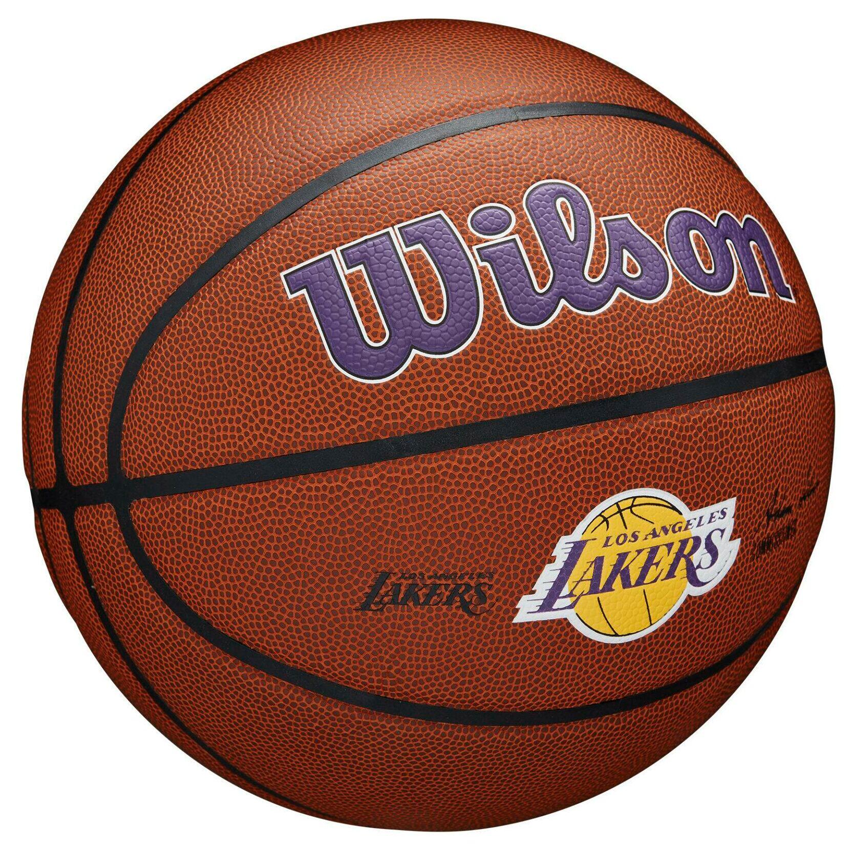 Globo de baloncesto Wilson NBA Team Alliance - Los Angeles Lakers 2/3