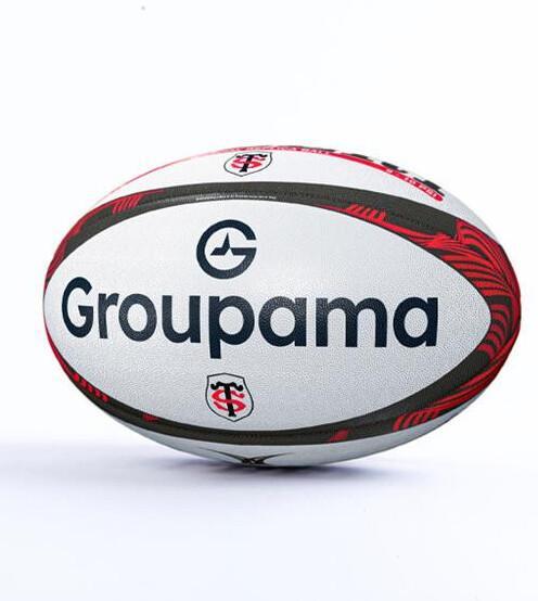Ballon de Rugby Gilbert du Stade Toulousain Groupama 2/2