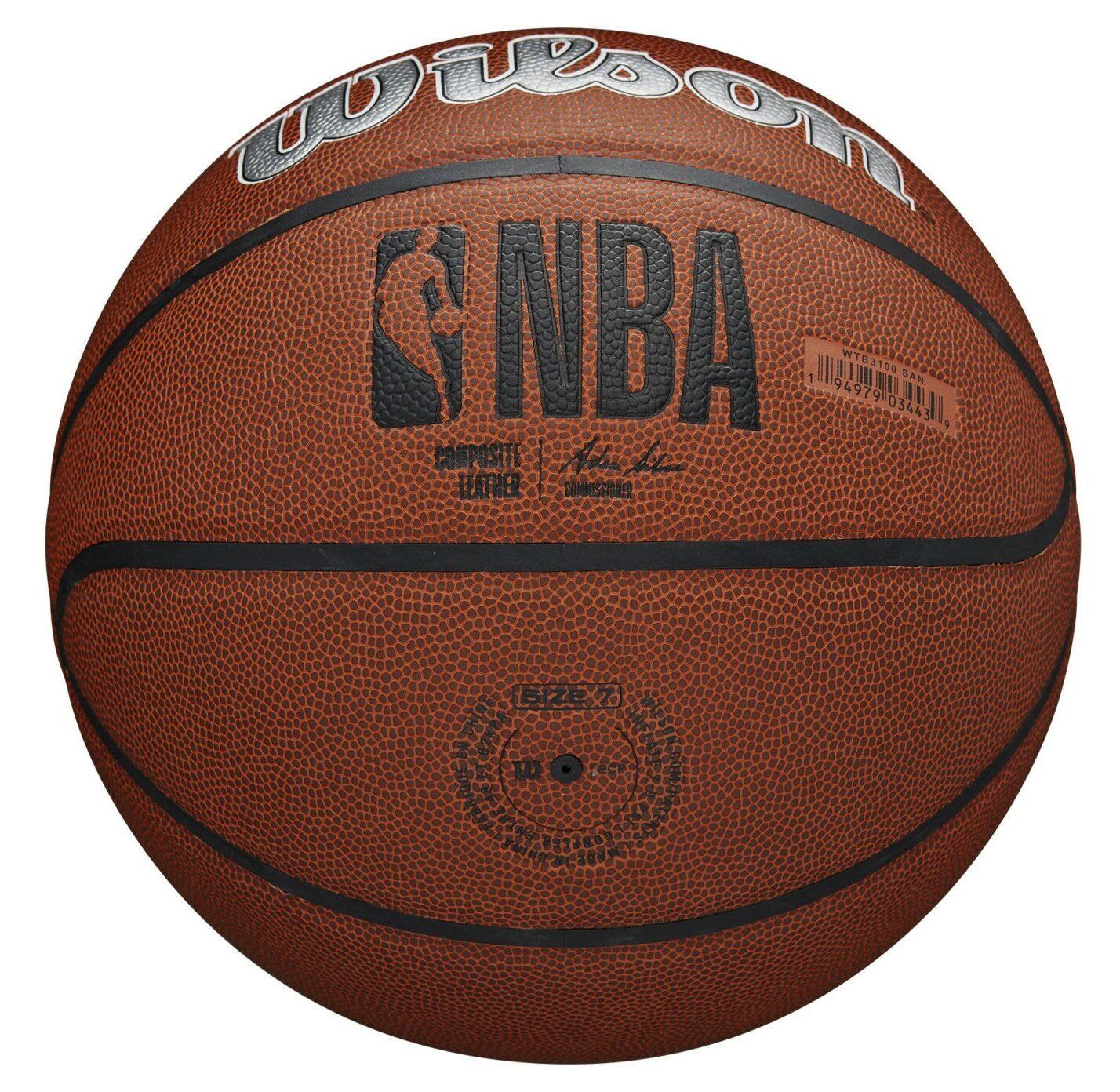 Balón baloncesto Wilson NBA Team Alliance - San Antonio Spurs 3/5