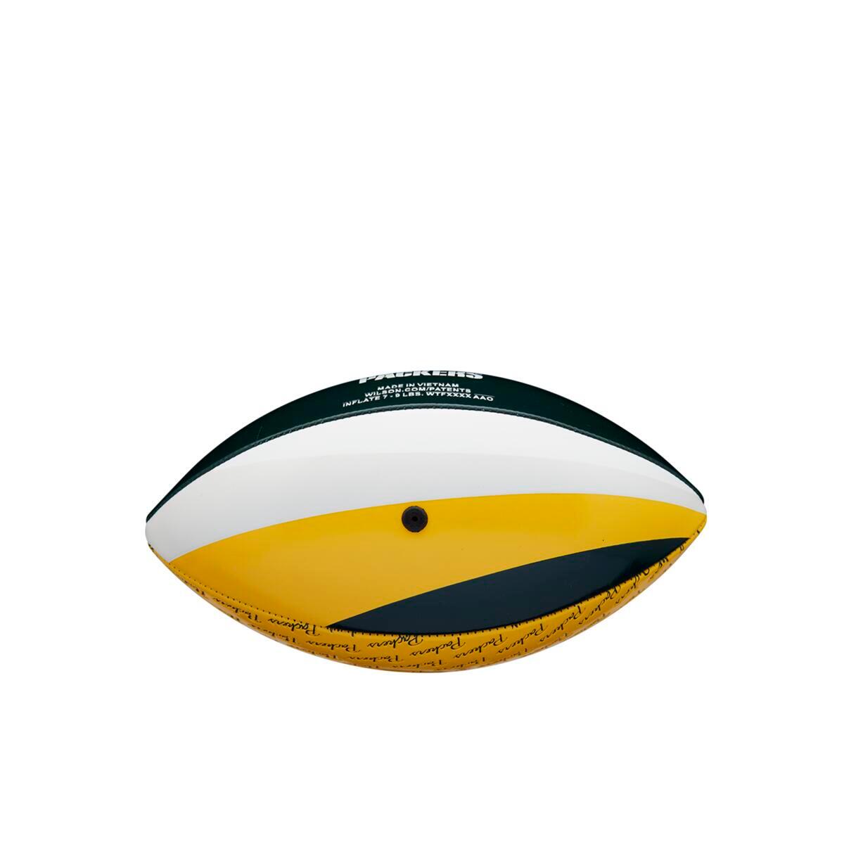 Mini ballon de Football Americain Wilson NFL Team Peewee des Green Bay Packers 3/3