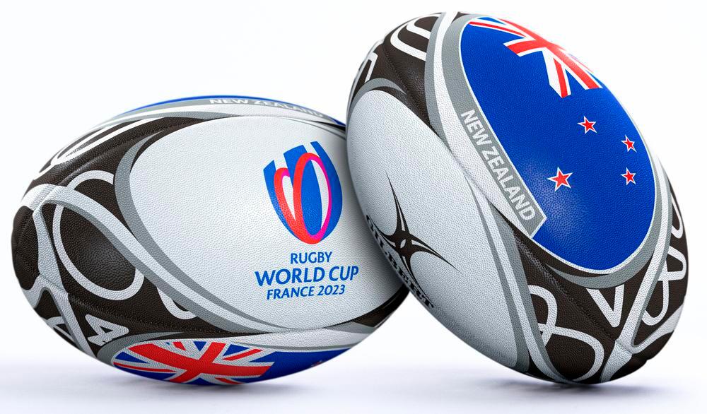 25 Ballons de Rugby Gilbert Nouvelle Zélande Coupe du Monde 2023 2/3