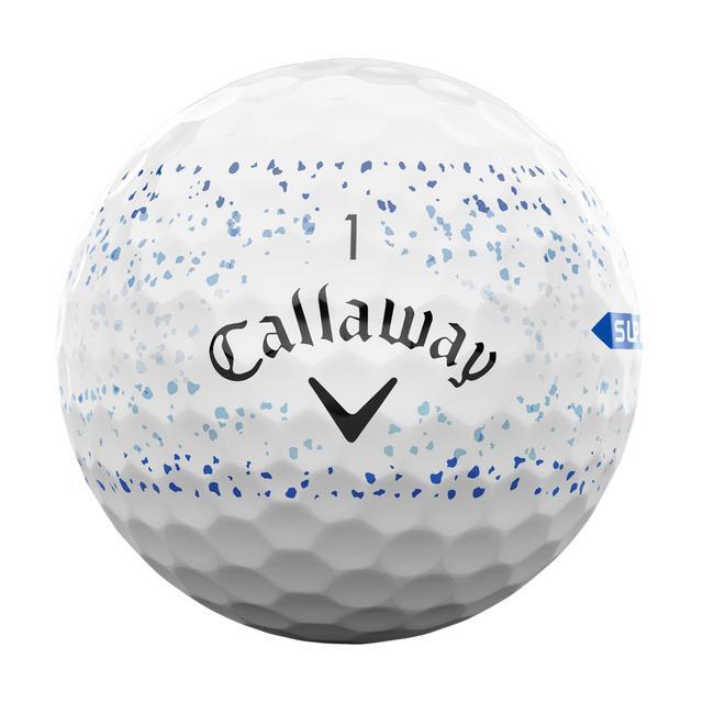 Confezione di 12 palline da golf Callaway Supersoft Splatter 360 3/4