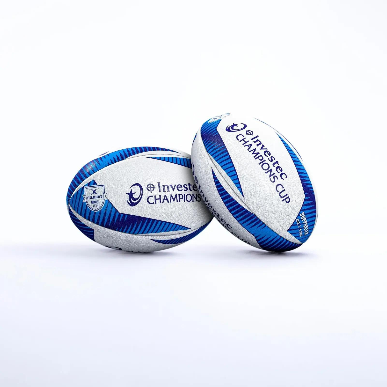 Ballon de Rugby Gilbert Supporter Champions Cup Coupe d’Europe Investec 2/2
