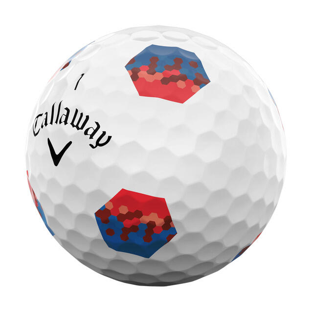 Caja de 12 Pelotas de golf Callaway Chrome Soft TruTrack 3/4