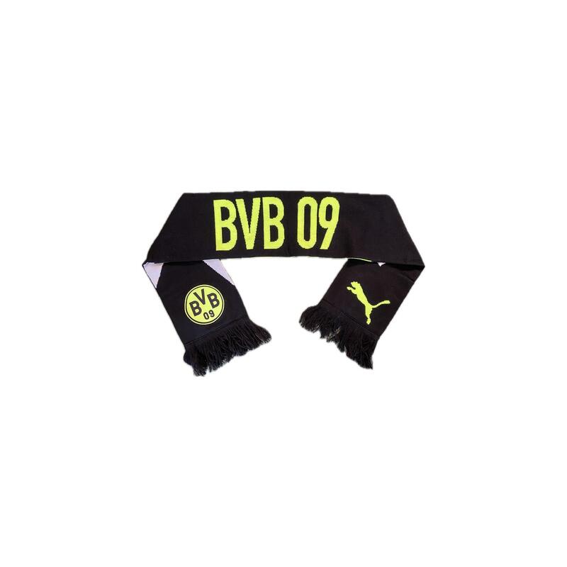 Eșarfă logo club, Essentials, negru și galben neon PUMA