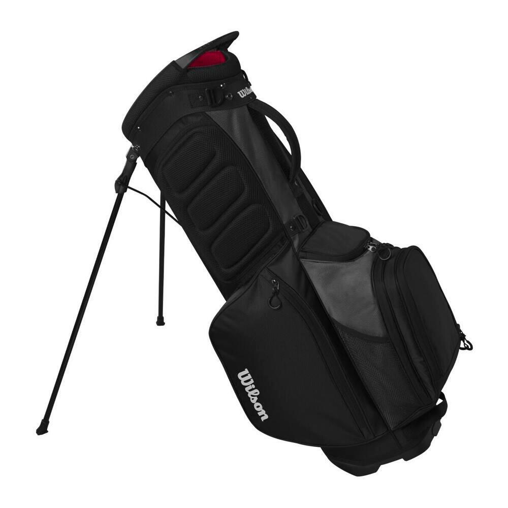 Borsa da golf con treppiede Wilson Feather Grigio Rosso 2/4
