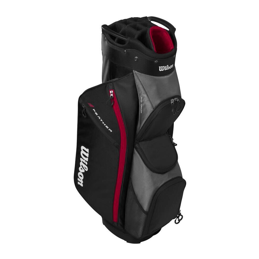 Borsa da golf Wilson Feather Grey Red 3/4