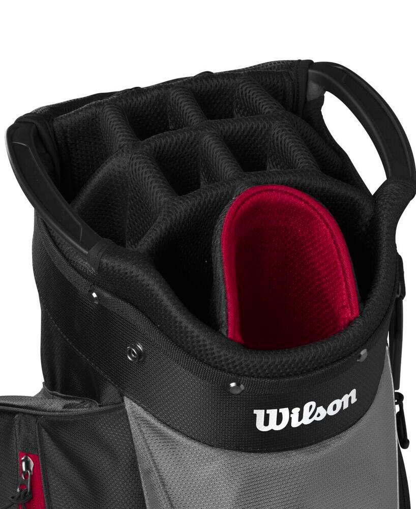 Borsa da golf Wilson Feather Grey Red 2/4