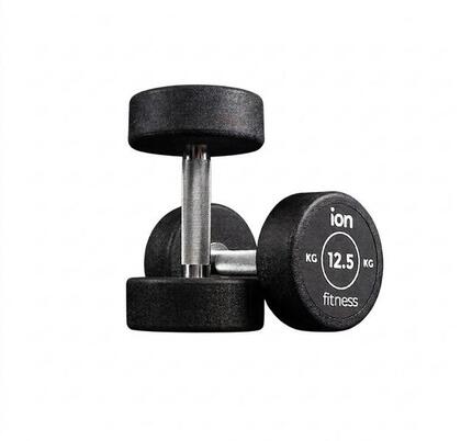 Runde Gummihanteln (Paar) - 2.5kg