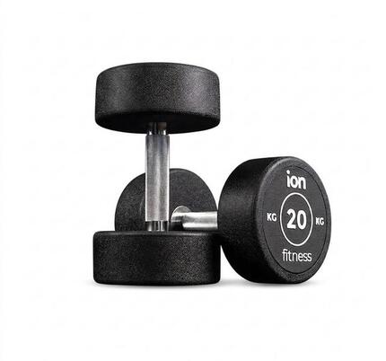 Runde Gummihanteln (Paar) - 2.5kg