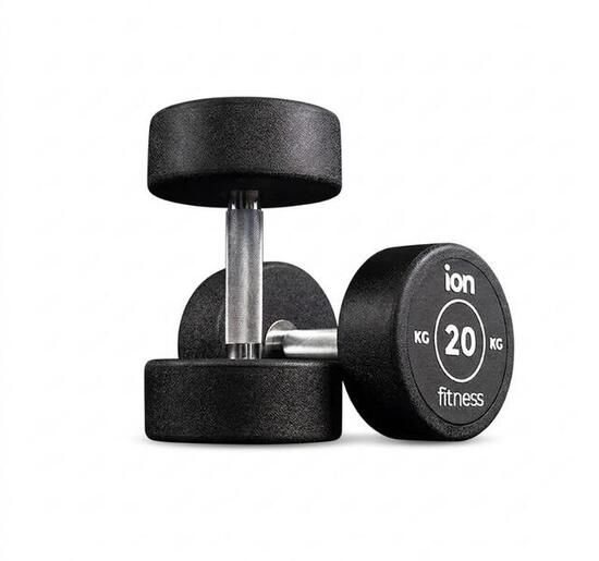 Ronde Rubberen Halters (paar) - 20kg