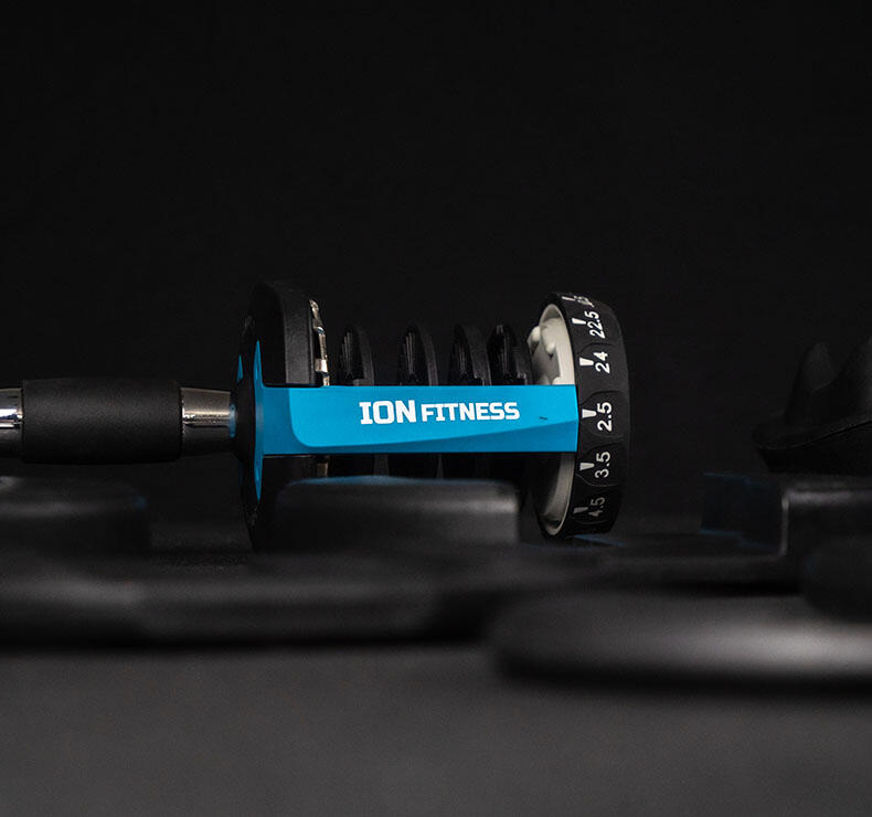 Verstelbare Dumbbells 2,5kg tot 24kg (Paar) 7/7