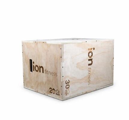 3-IN-1 houten plyometrische box 50/60/76 cm
