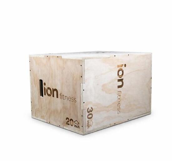 3-IN-1 houten plyometrische box 50/60/76 cm