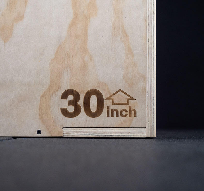 Boîte pliométrique en bois  3-EN-1 50/60/76 cm 6/6
