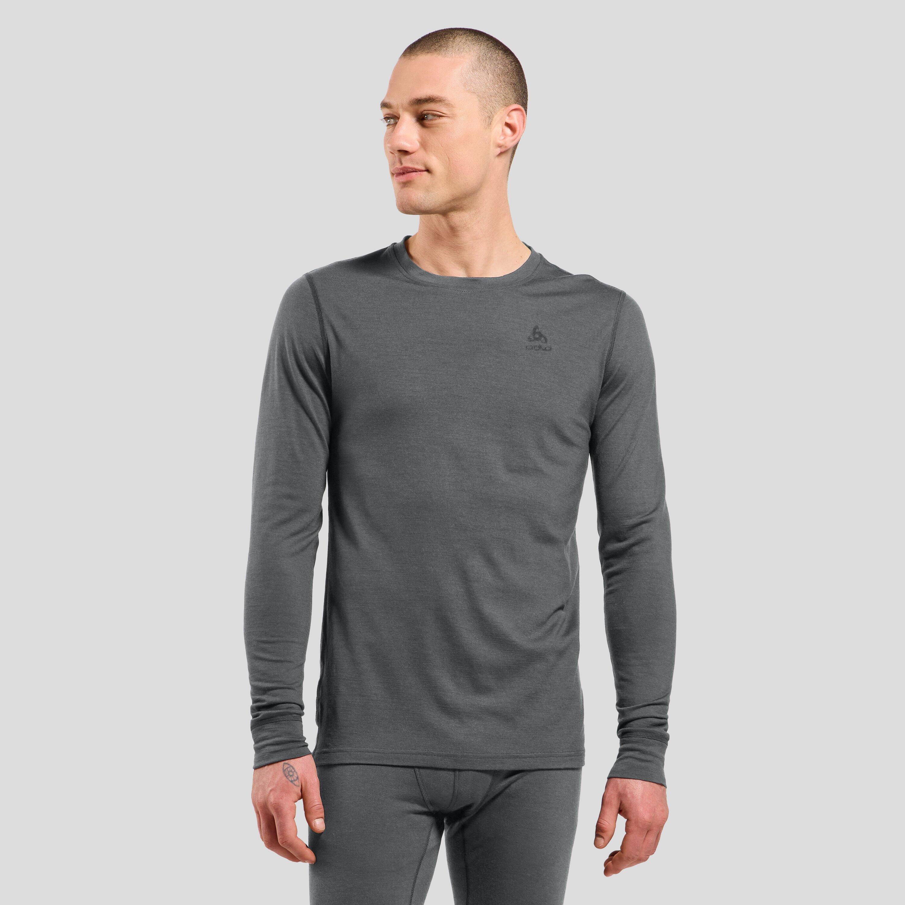 Odlo Merinos 200 Natural Grey Manica Lunga Baselayer 7/7