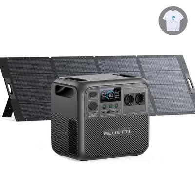 Elite 200 v2 zonne-generator met 350w paneel, 2073.6 wh voor camping noodstroom