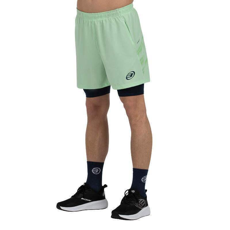 Short Bullpadel Mansil Verde Acido 3/5