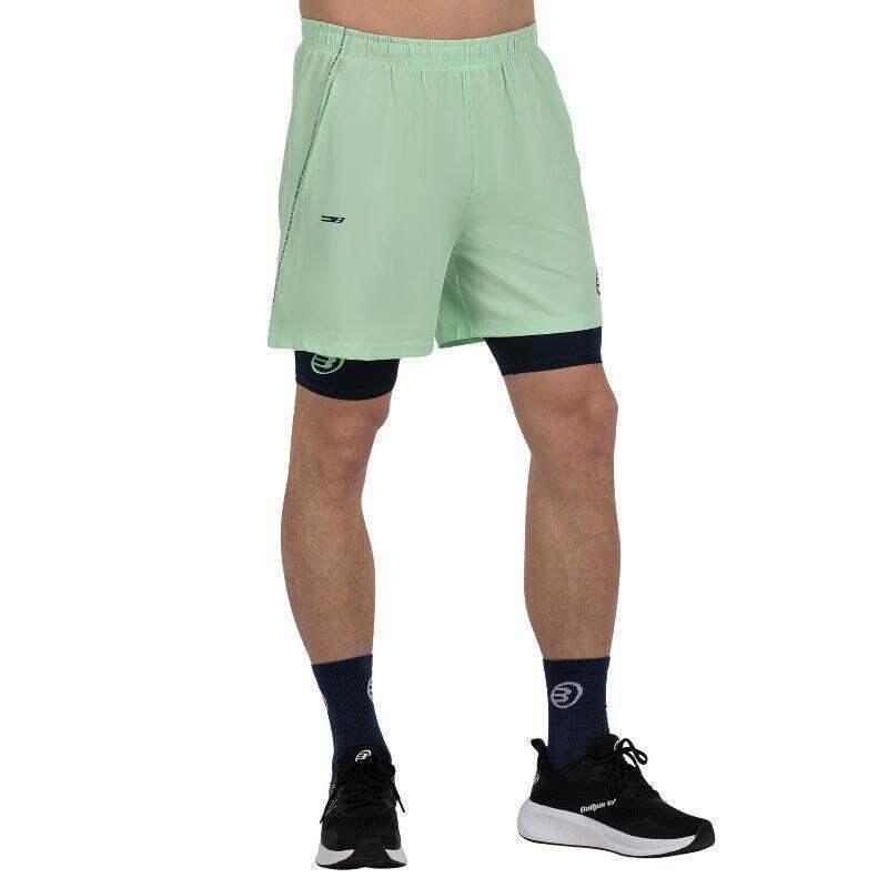 Short Bullpadel Mansil Verde Acido 2/5