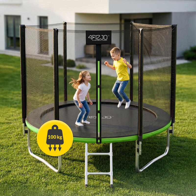 Trambulină de exterior pentru copii 4FIZJO CLASSIC 252 cm 8FT