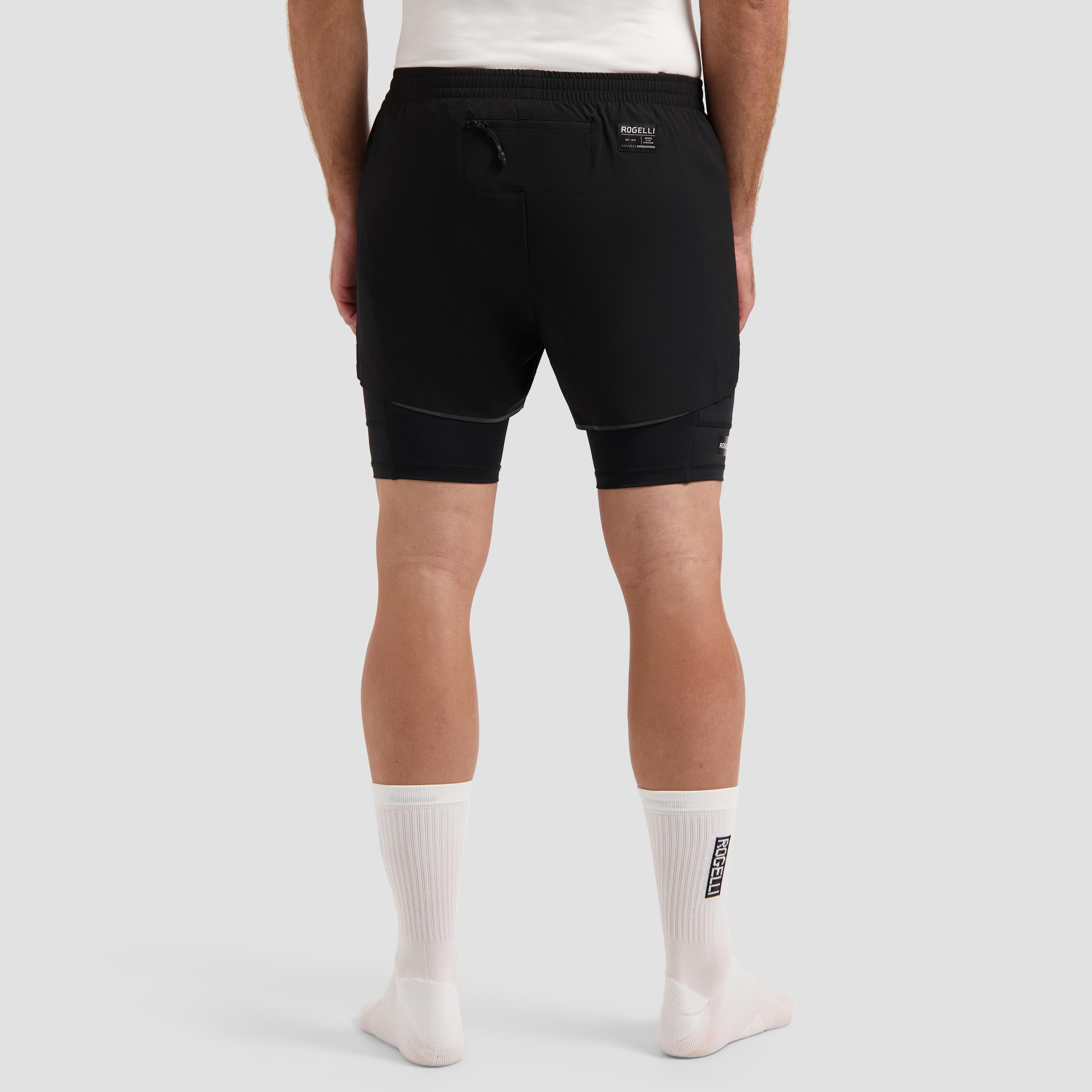 Pantaloncini da corsa 2 in 1 Uomini Distance 3/7