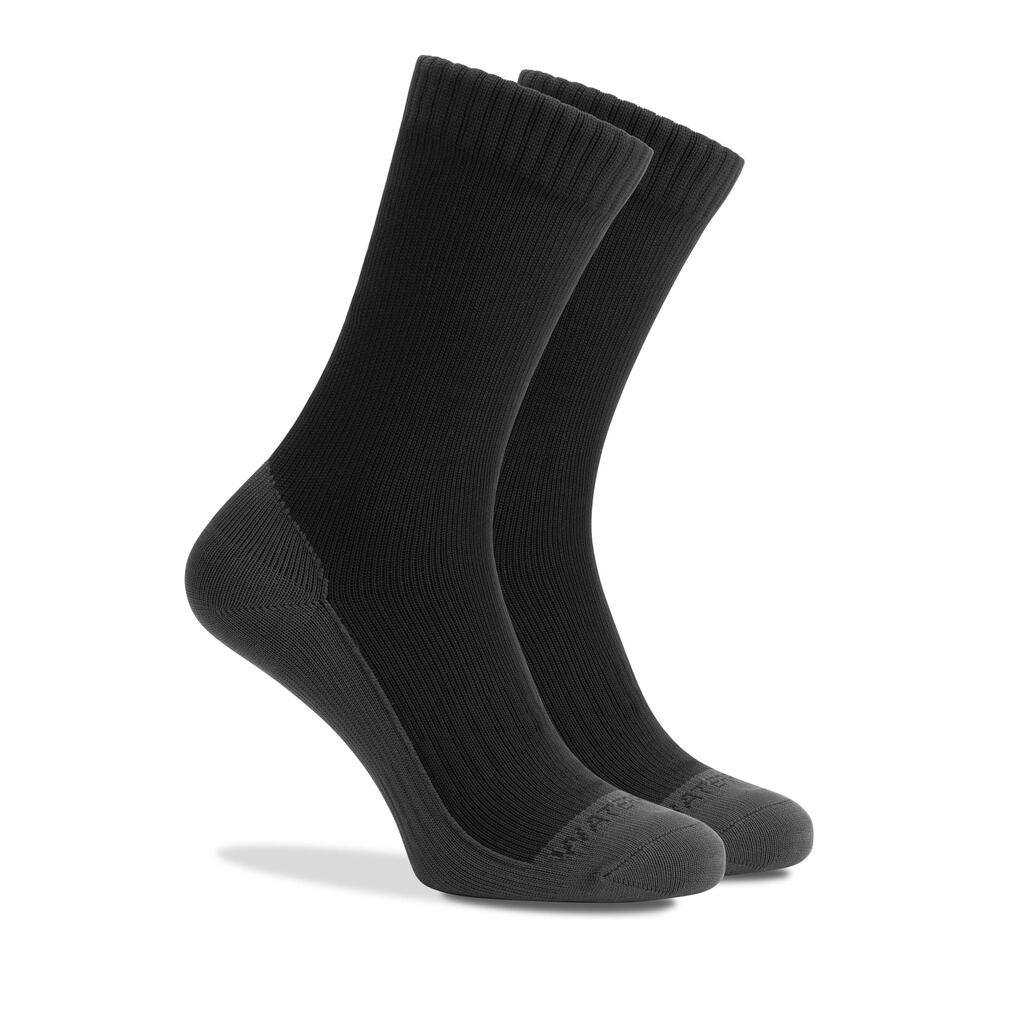 Cycling Winter Cycling Socks - Men and Women - Waterproof and Windproof - Black