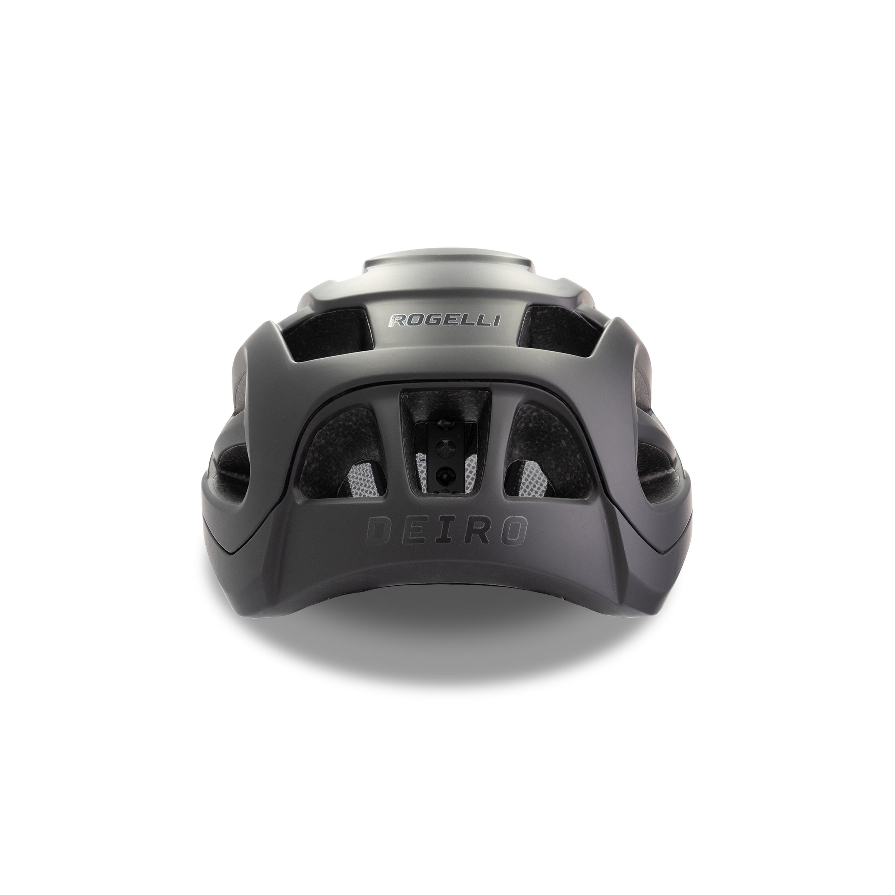 Erwachsene MTB Fahrradhelm Schwarz Deiro 3/8