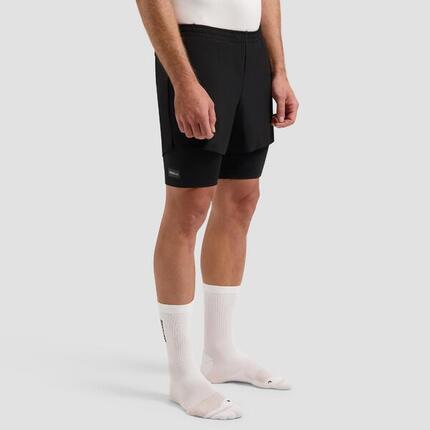 Short 2 EN 1 De Running Homme Distance
