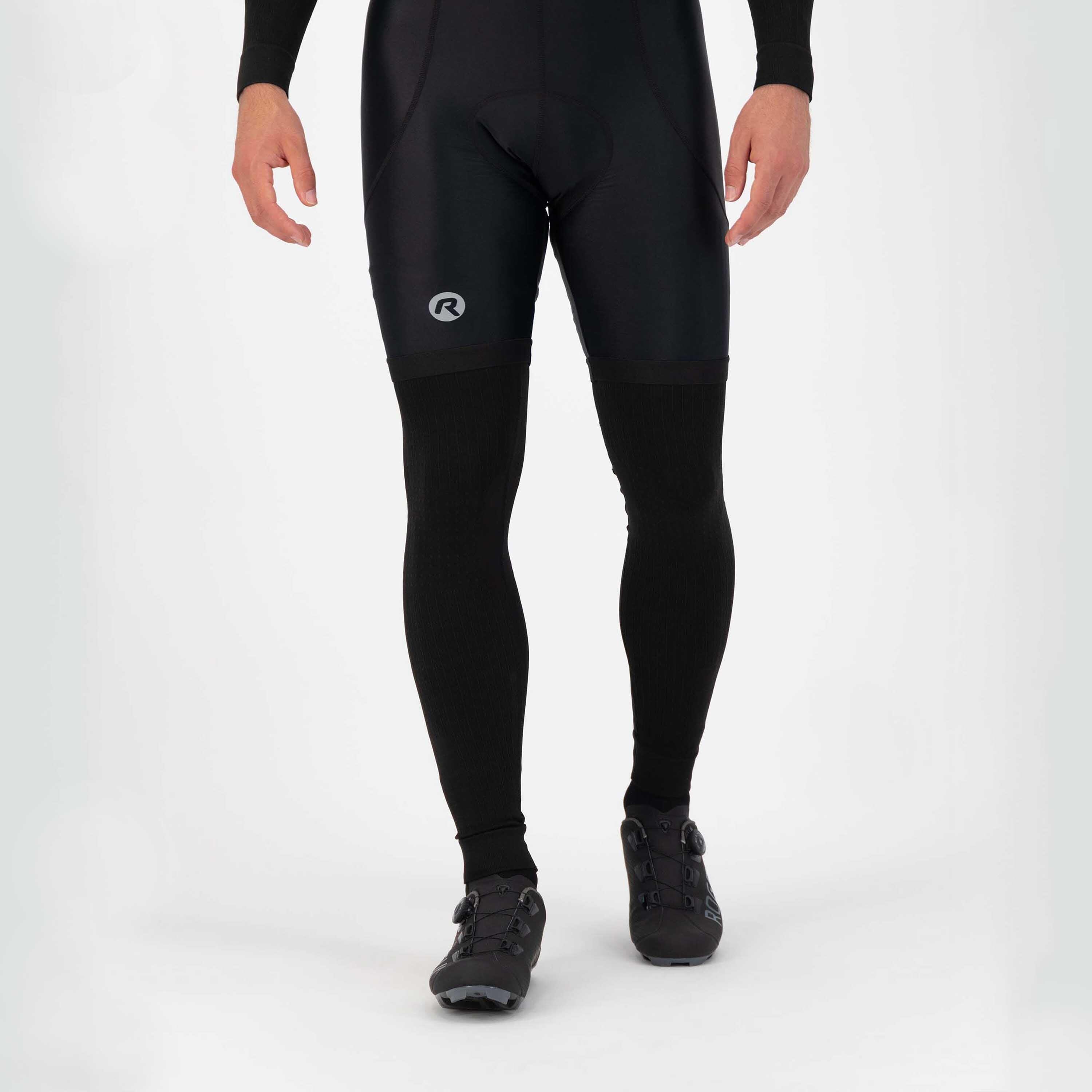 Ocieplane nogawki rowerowe Rogelli SEAMLESS z dzianiny z płaskimi szwami 6/7