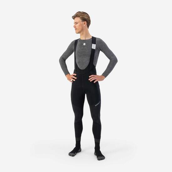 Pantaloni lunghi da ciclismo - Con bretelle Uomini - Artico No Pad