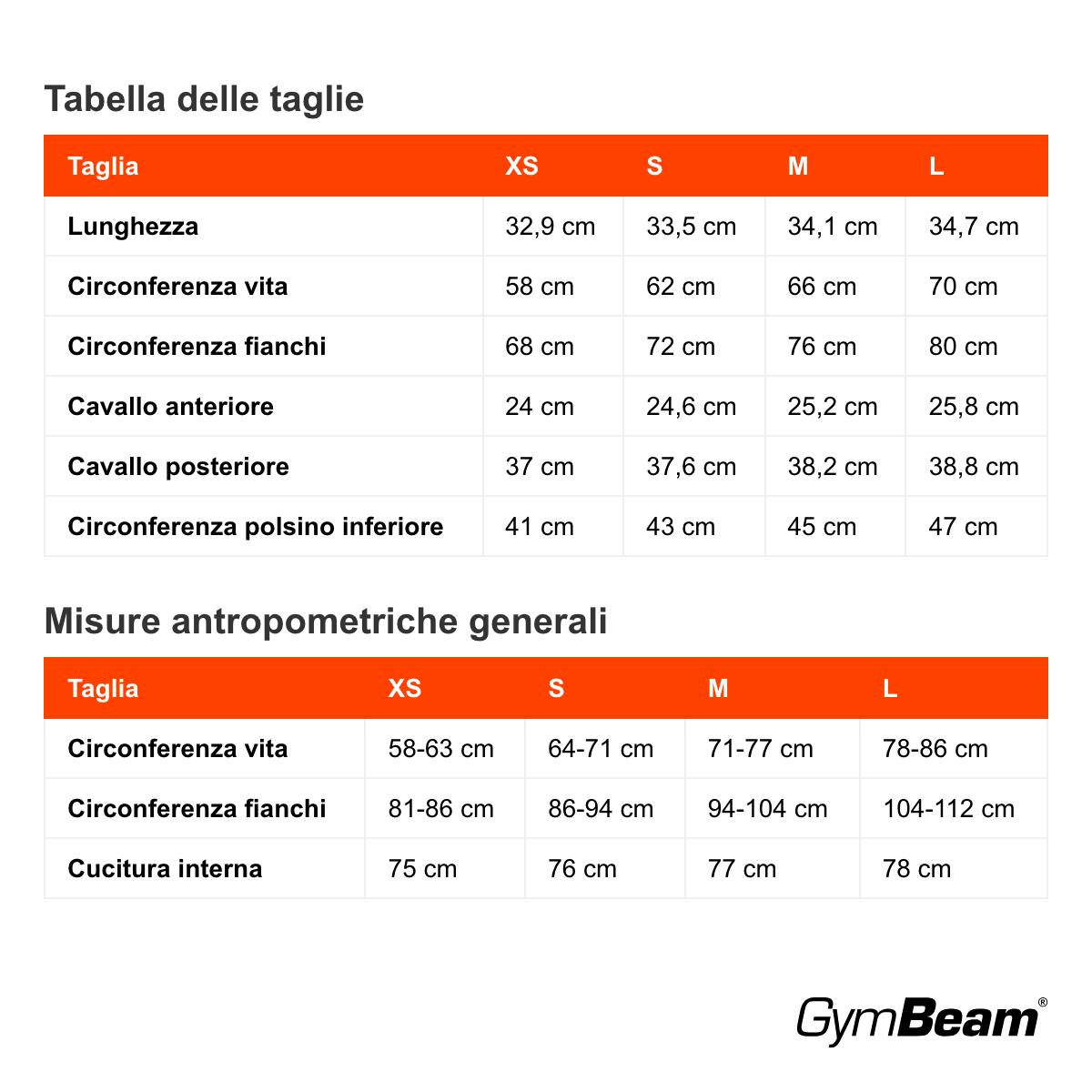 Donna fitness pantaloncini vita alta rossi Nebula 7/7