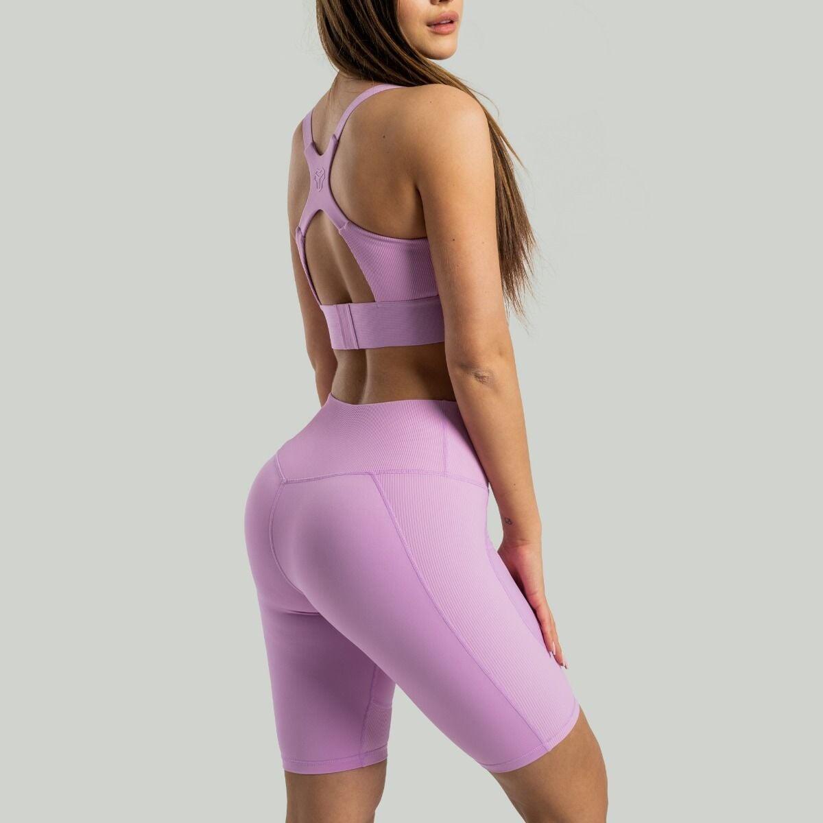 Donna fitness pantaloncini vita alta Amethyst Stellar 4/7