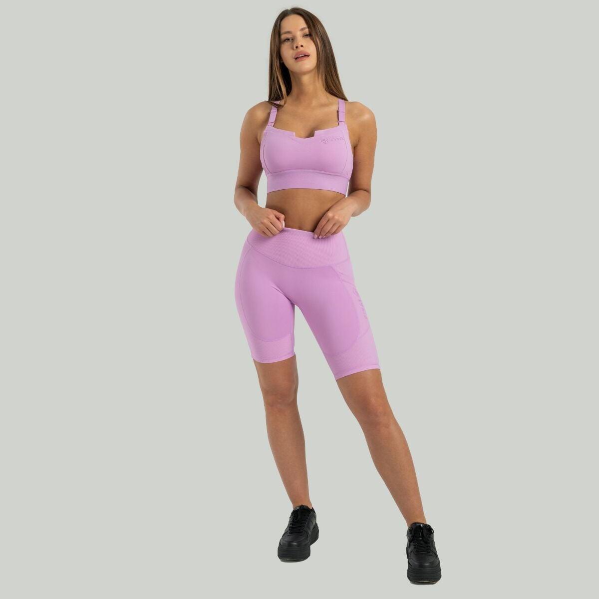 Donna fitness pantaloncini vita alta Amethyst Stellar 6/7
