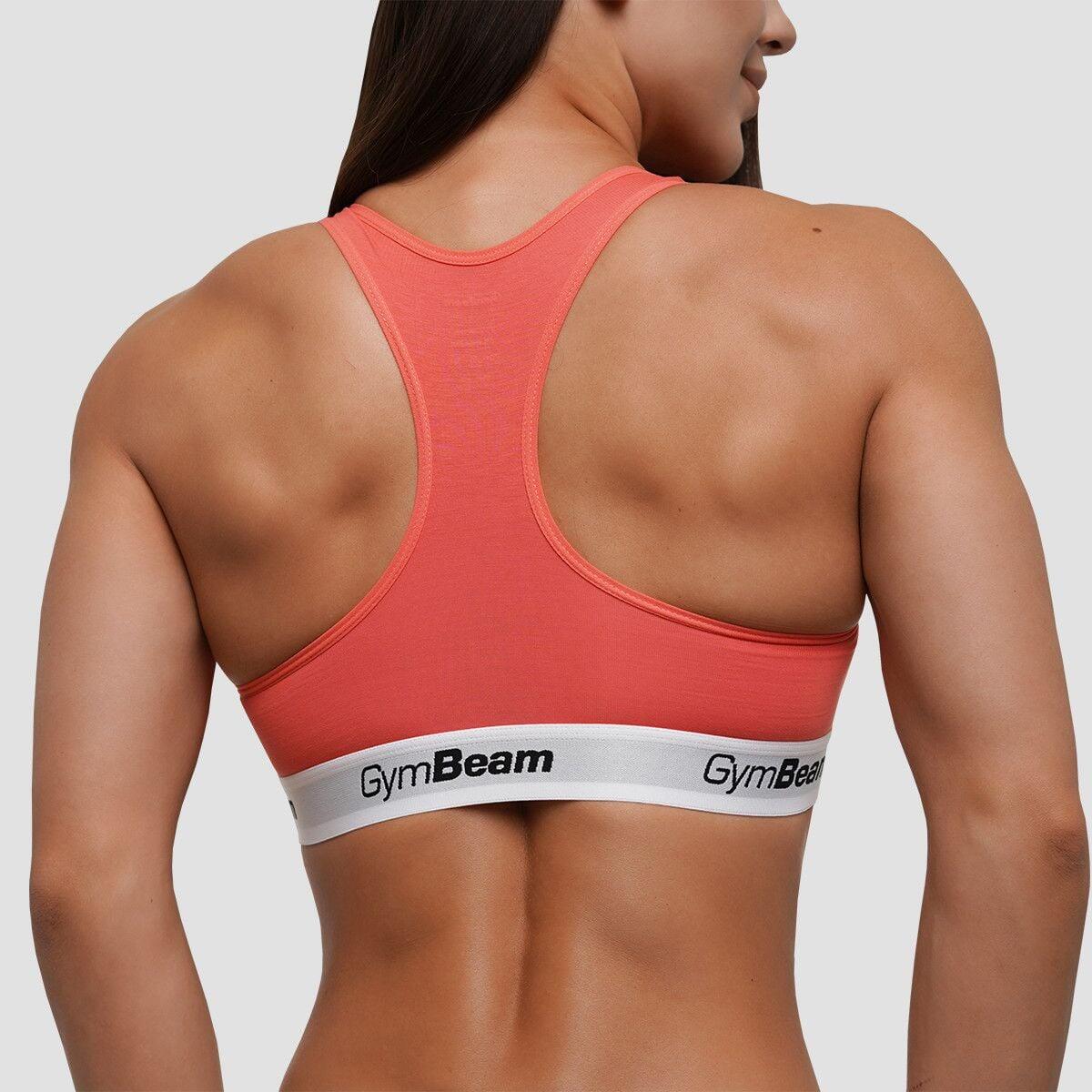 Donna corsa reggiseno sportivo comodo rosso 3/5