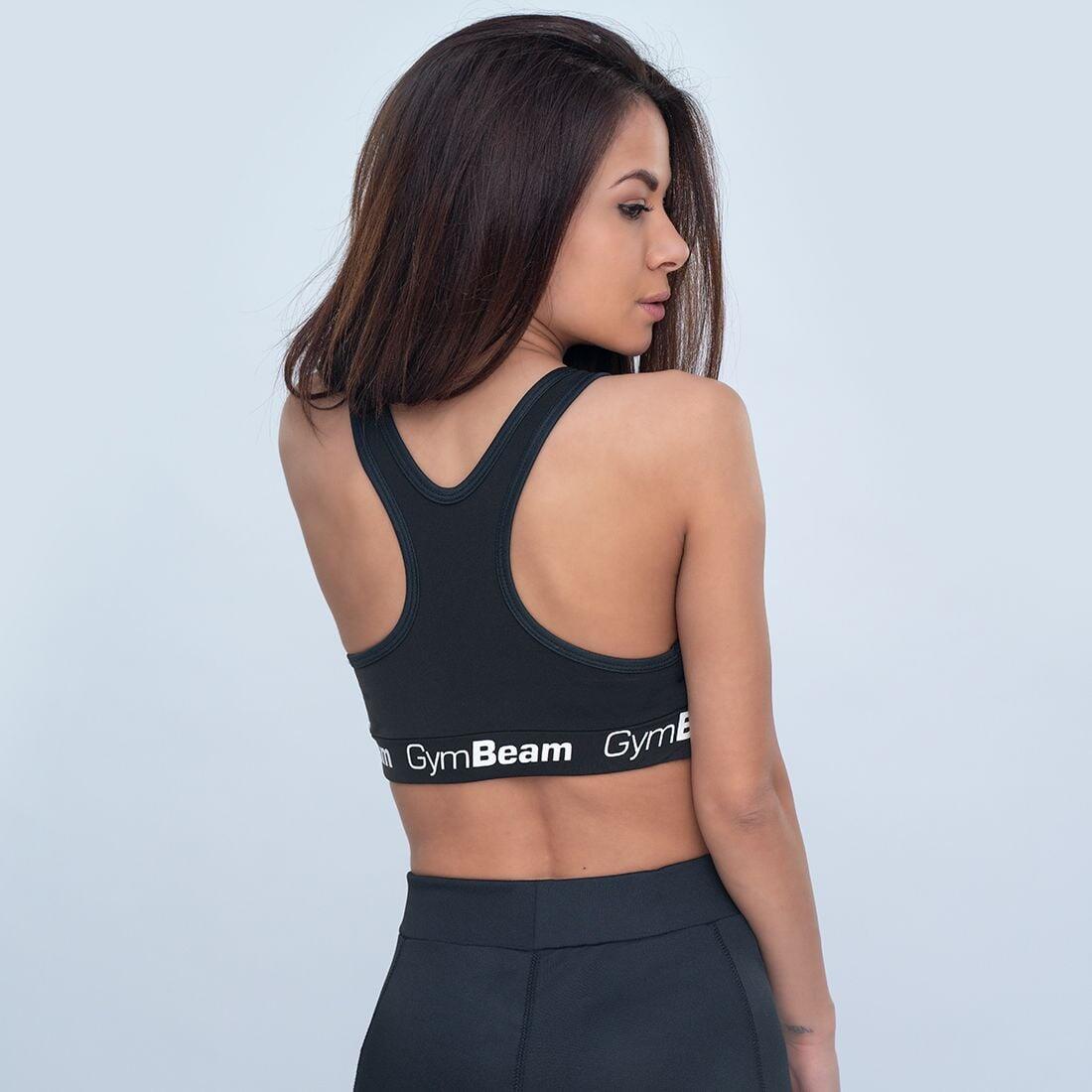Donna fitness reggiseno sportivo traspirante nero Simple 6/7