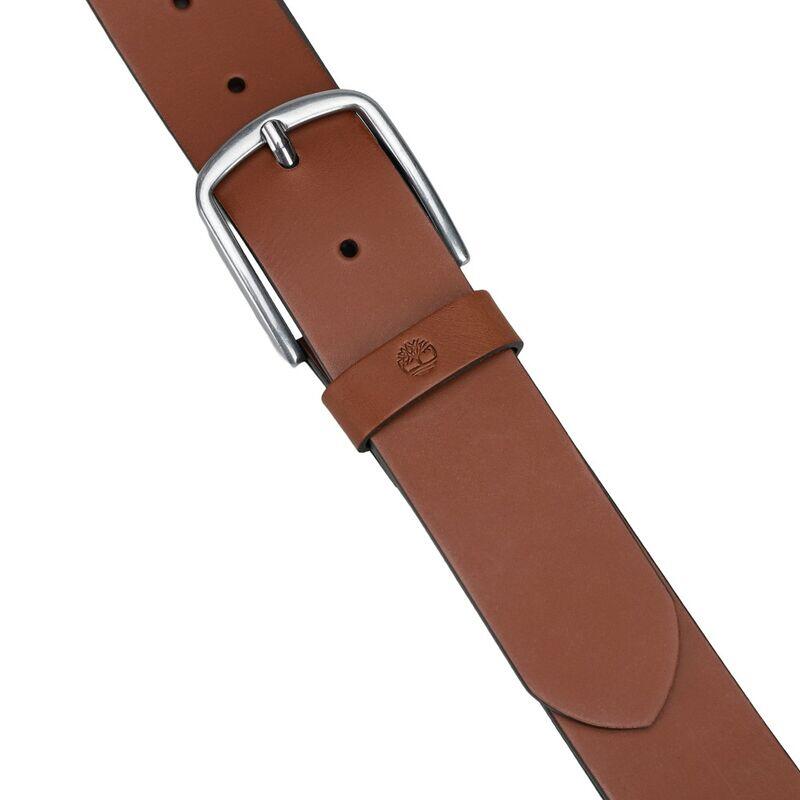 Cinturón Marrón Timberland de Piel Bluf Pint Leather Belt Mid Brown 3/4