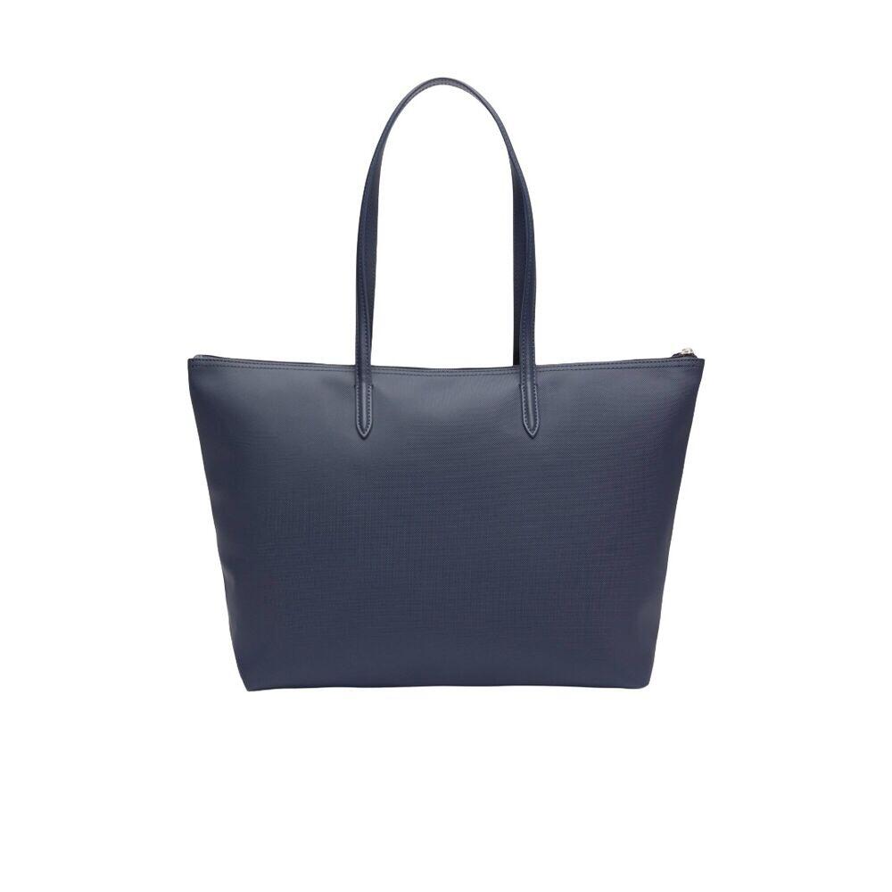 Bolso Tote Azul Lacoste  L.12.12 Concept Penombre Elegante y con Estilo 2/5