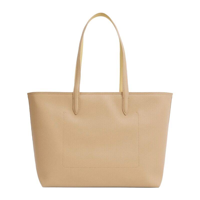 Bolso Beige Lacoste Tote con Cremallera Anna Viennoise Soja 2/5