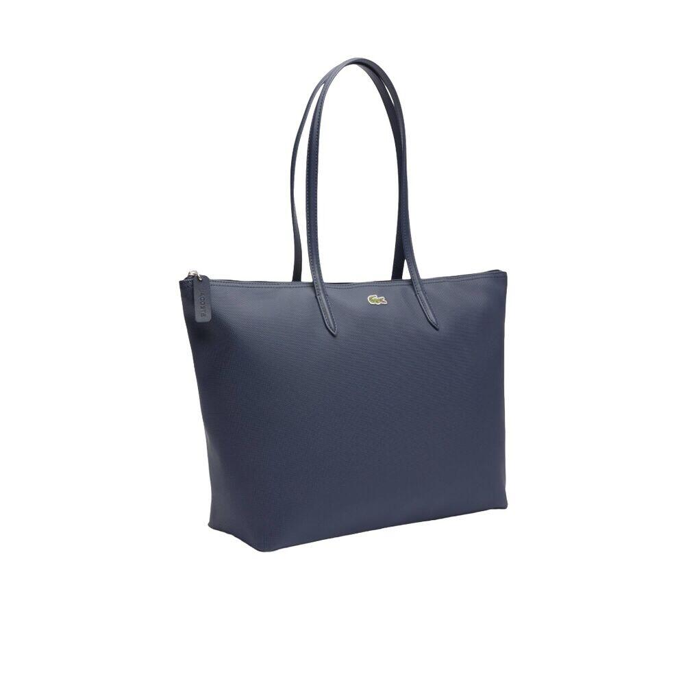 Bolso Tote Azul Lacoste  L.12.12 Concept Penombre Elegante y con Estilo 4/5