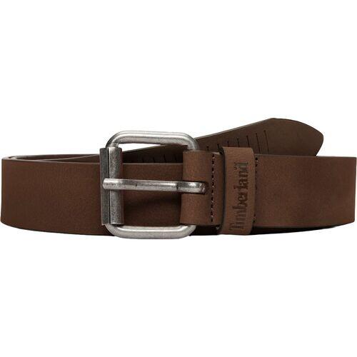 Cinturón Marrón Timberland Nobuk De 35 mm Belt With Cuts Dark Brown 3/4