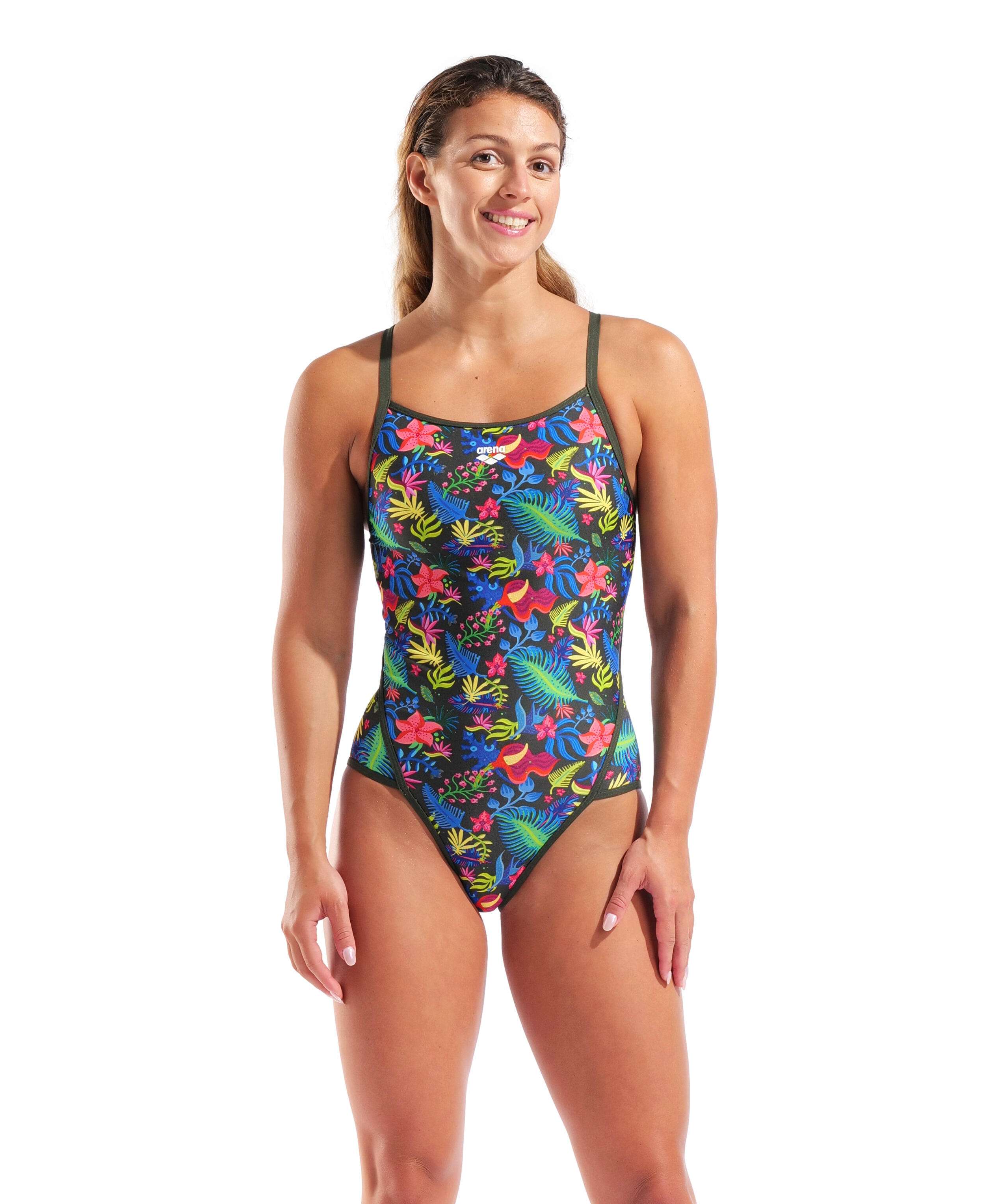 Strój kąpielowy damski Arena Picture Swimsuit Super Fly Back