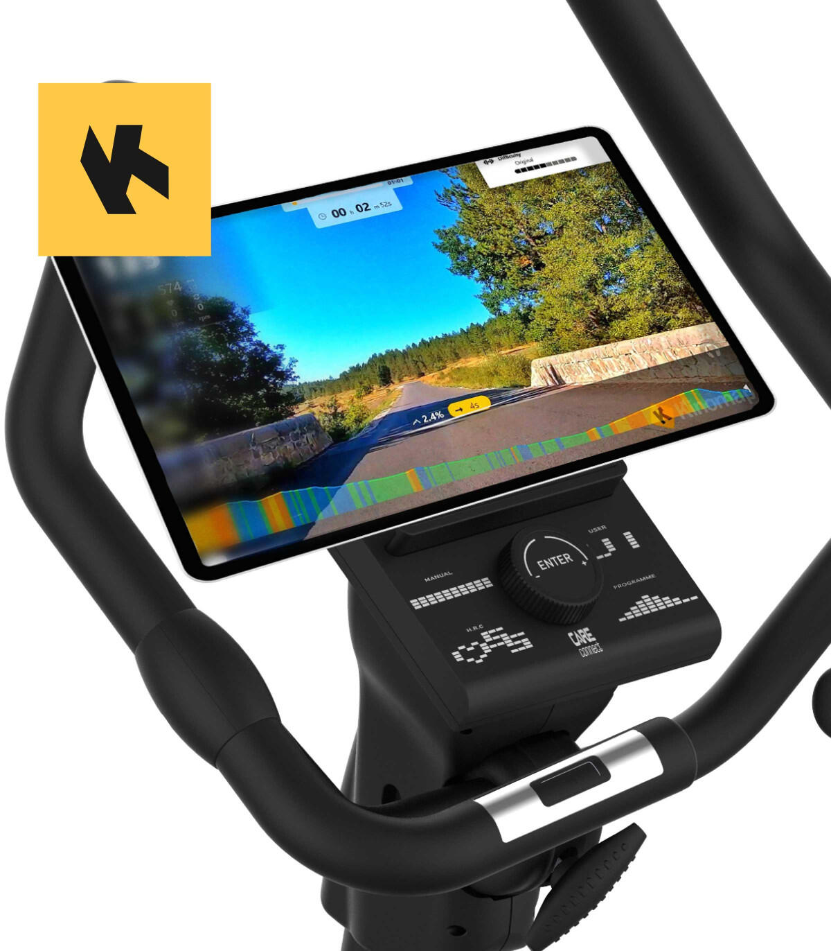 Vélo d'appartement - CARE ERGOS - Ergomètre et connecté 4/5