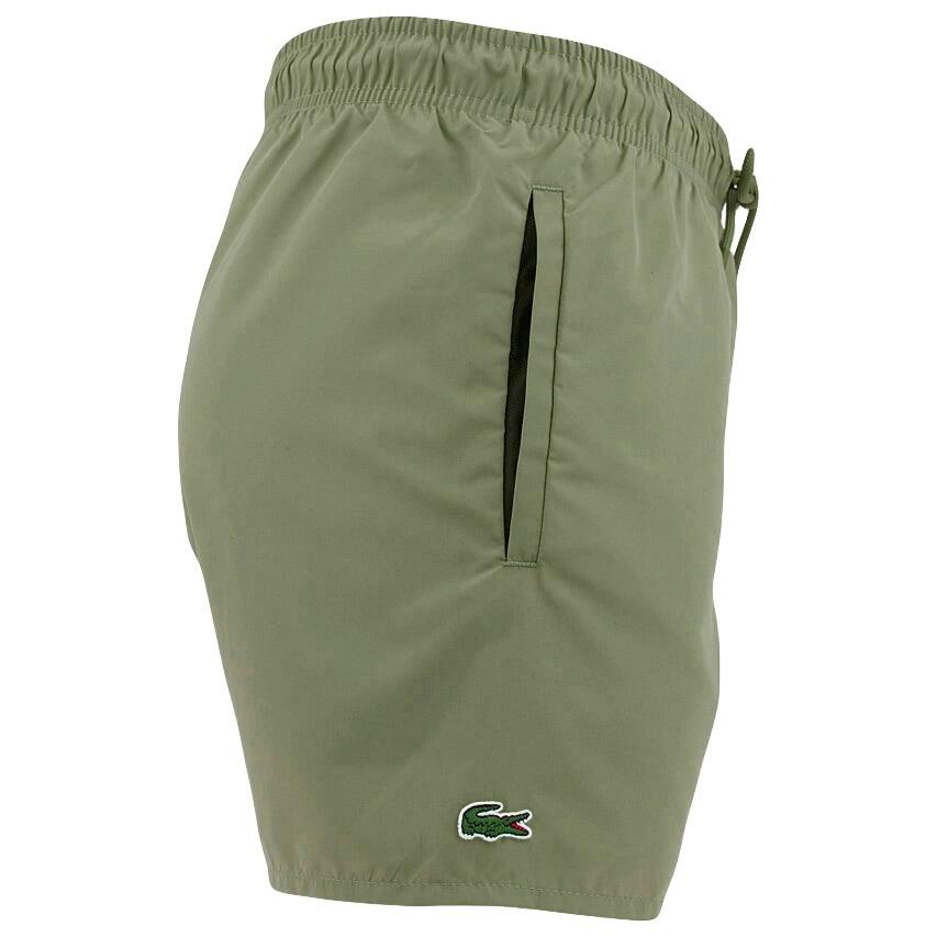 Bañador Verde Kaki Lacoste Ruisseau Cómodo y de Secado Rápido 6/6