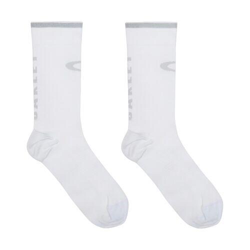 Calcetines Blancos Oakley Cadence Socks 2.0 White Ligeros y Transpirables 3/4