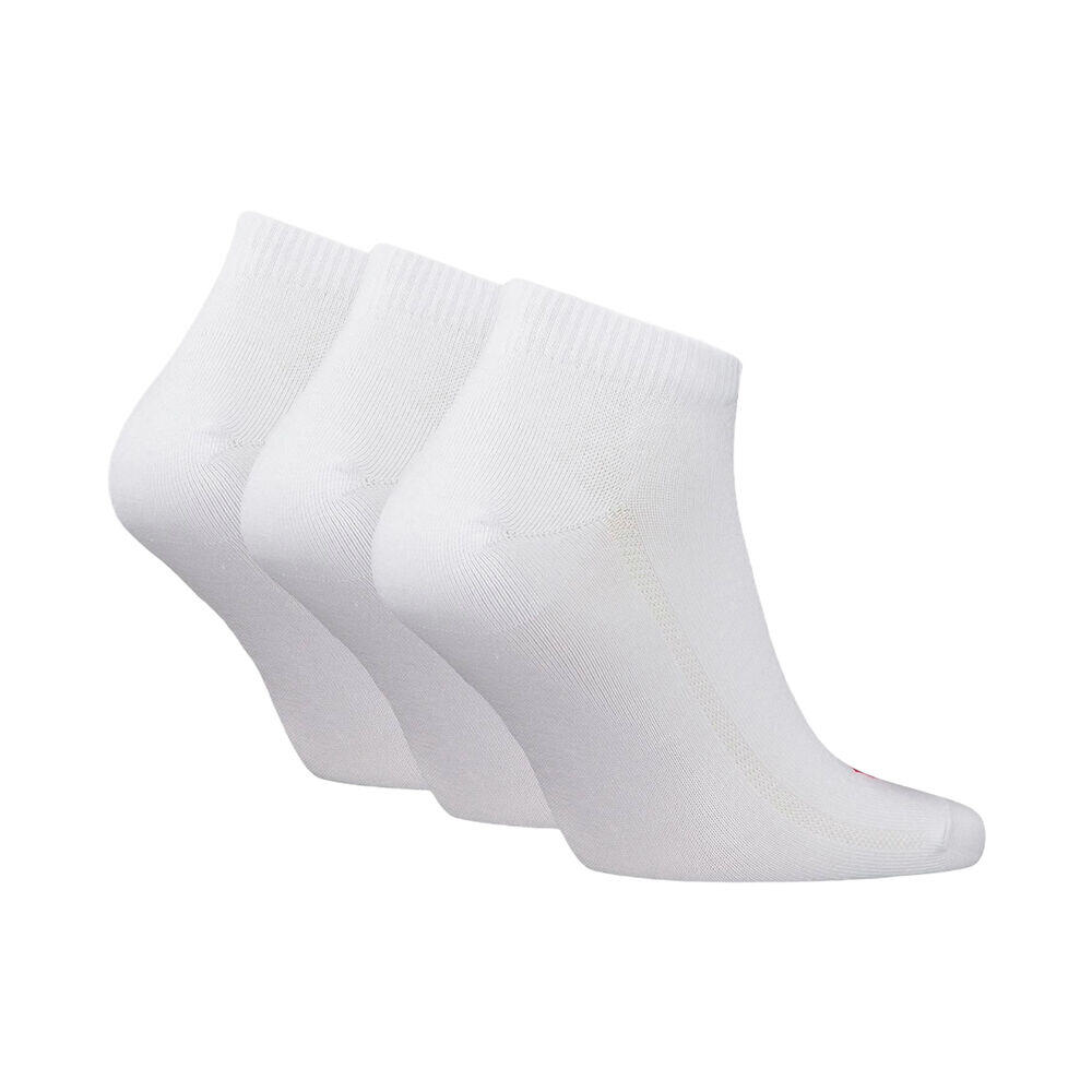 Pack 3 Calcetines Levis Bajos Blancos de Algodón con el Logo Batwing 2/4
