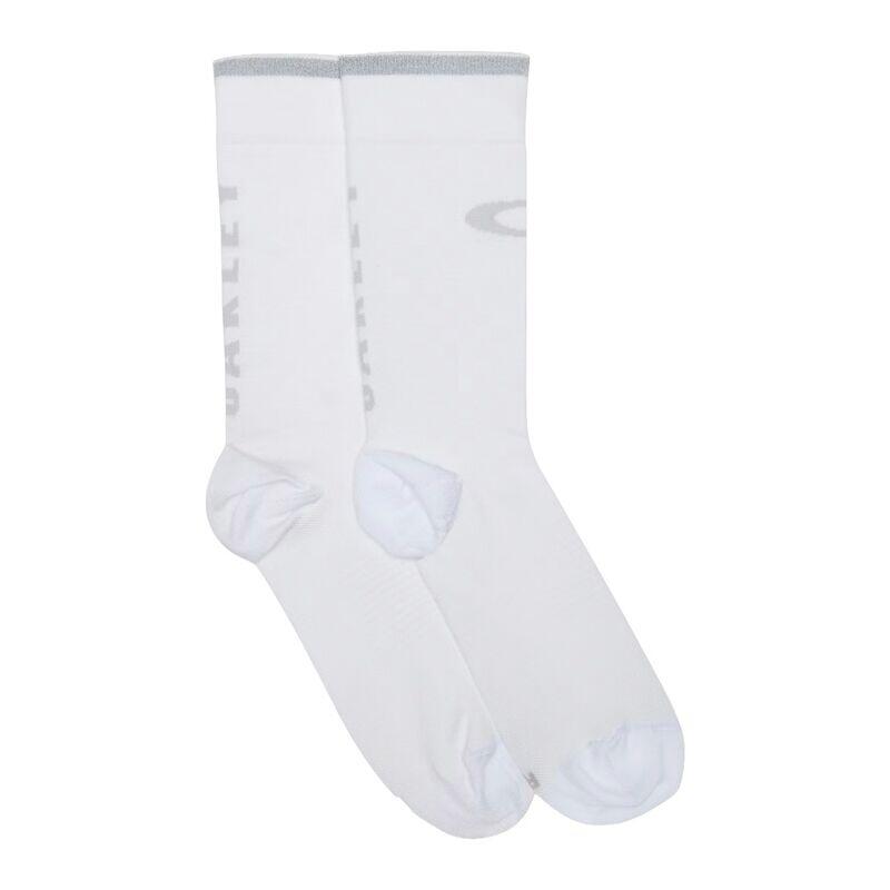 Calcetines Blancos Oakley Cadence Socks 2.0 White Ligeros y Transpirables 2/4