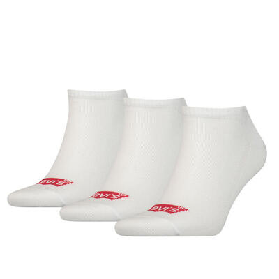 Lage sokken met logo - gerecycled katoen – white – 43-46