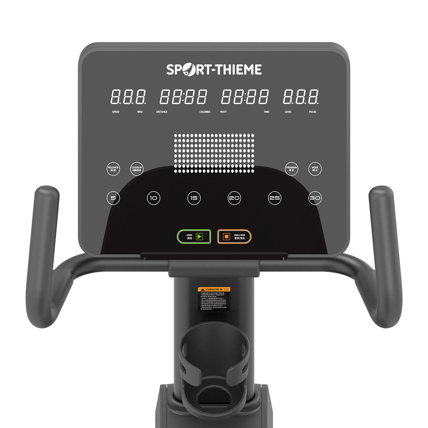 Liegeergometer R850 LED-Display Fitnesstraining Unisex 3/6