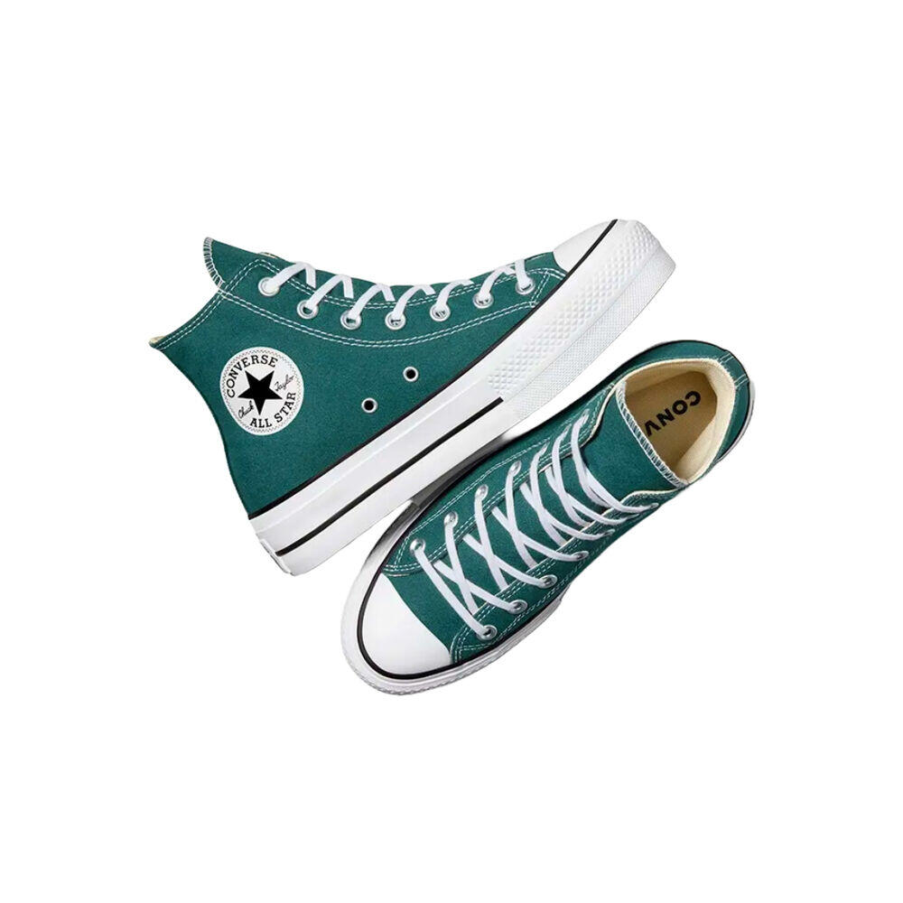 Zapatilla Verde Converse Chuck Taylor All Star Lift Platform Seasonal Color 4/5