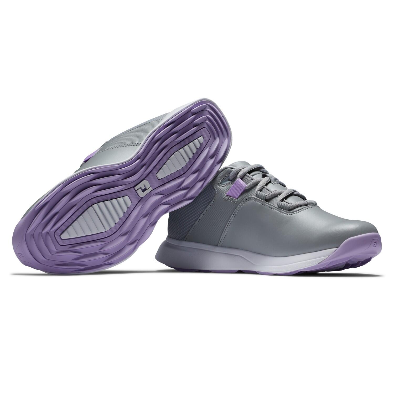 Zapatos Golf Footjoy Prolite Mujer Gris y Violeta 4/4